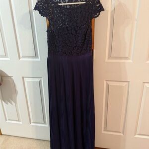 H&M Navy Lace Evening Dress